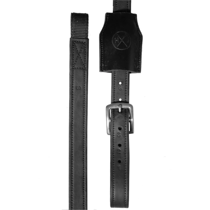 2023 Henry James Saddlery Mono Dressage Stirrup Leathers SL-3HJ - Black 3 2023 Henry James Saddlery Mono Dressage Stirrup Leathers SL-3HJ - Black