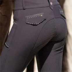 2023 Imperial Riding Womens Diva Capone Full Grip Riding Breeches KL4123003 - Black / Rose Gold Colour Black/Rose Gold -Equestrian Clothing Sales 202320Imperial20Riding20Womens20Diva20Capone20Full20Grip20Riding20Breeches20KL412300320 20Black20Rose20Gold20Lifestyle.700x700