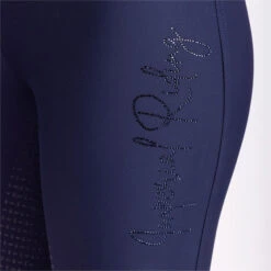 2023 Imperial Riding Womens Shiny Sparks Full Grip Riding Tights KL44322008 - Navy Colour Navy -Equestrian Clothing Sales 202320Imperial20Riding20Womens20Shiny20Sparks20Full20Grip20Riding20Tights20KL4432200820 20Navy20Close20Up202.700x700