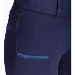 2023 Imperial Riding Womens Shiny Sparks Full Grip Riding Tights KL44322008 - Navy Colour Navy -Equestrian Clothing Sales 202320Imperial20Riding20Womens20Shiny20Sparks20Full20Grip20Riding20Tights20KL4432200820 20Navy20Close20Up203.700x700
