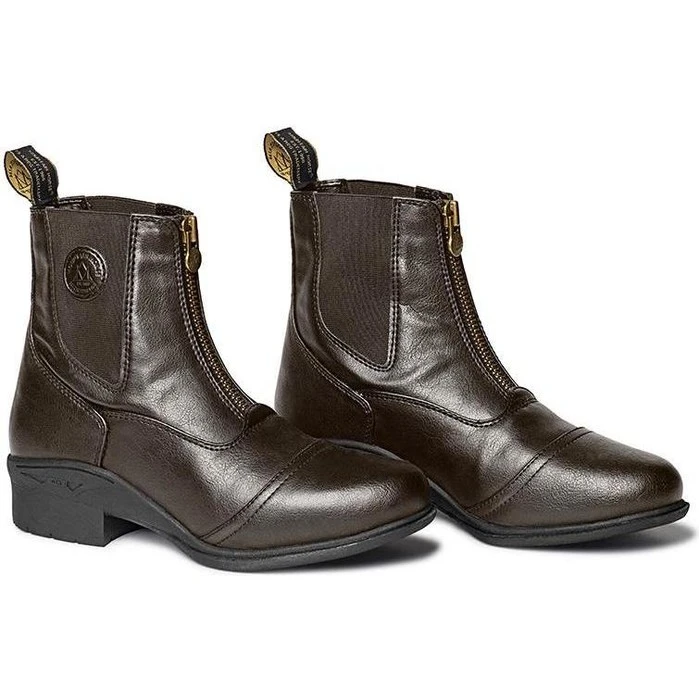 2023 Mountain Horse Veganza Zip Paddock Boots 0108103 - Brown 3 2023 Mountain Horse Veganza Zip Paddock Boots 0108103 - Brown