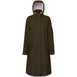 2023 Mountain Horse Womens Mindy Rain Coat 334501 - Green Colour Green