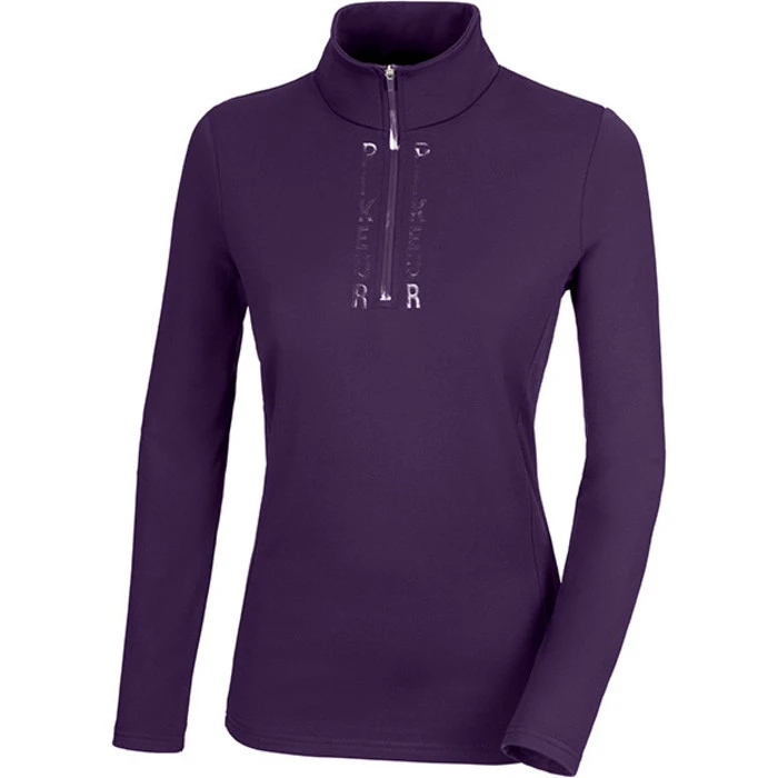2023 Pikeur Junior Zip Shirt 427600 - Blueberry Colour Blueberry 3 2023 Pikeur Junior Zip Shirt 427600 - Blueberry Colour Blueberry