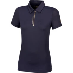 2023 Pikeur Womens Venya Polo Top 321700 204 - Nightblue