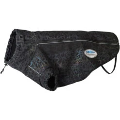 2023 Weatherbeeta Comfitec Reflective Print Active Dog Coat 1011328 - Black / Reflective Rainbow
