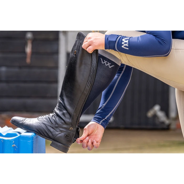 Woof Wear Competition Riding Socks WW0018 - Charcoal Colour Charcoal 4 Woof Wear Competition Riding Socks WW0018 - Charcoal Colour Charcoal - Image 2