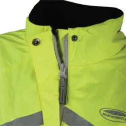 2022 Weatherbeeta Unisex Reflective Lightweight Waterproof Jacket With FREE Reflective Ear Bonnet - Hi Vis Yellow -Equestrian Clothing Sales 2550 202220Weatherbeeta20Unisex20Reflective20Lightweight20Waterproof20Jacket20100526720 20Hi20Vis20Yellow20Close20Up202.700x700 1