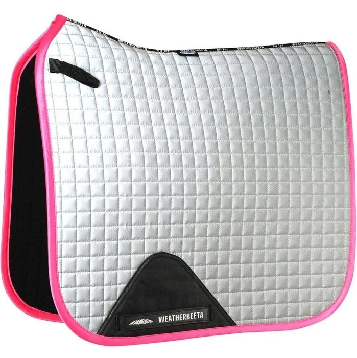 Weatherbeeta Reflective Prime Dressage Saddle Pad Silver / Pink 1007118 Colour Silver/pink 4 Weatherbeeta Reflective Prime Dressage Saddle Pad Silver / Pink 1007118 Colour Silver/pink - Image 2