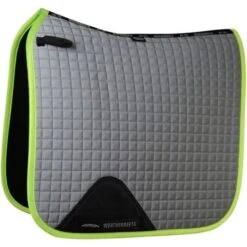Weatherbeeta Reflective Prime Dressage Saddle Pad Silver / Yellow 1007118 Colour Silver/yellow -Equestrian Clothing Sales 2614 1007118004 wb rfl prime dr studio hero null min.700x700