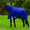 WeatherBeeta ComFiTec Premier Free II Medium-Lite Detach-A-Neck Turnout Rug - Blue / Grey -Equestrian Clothing Sales 2760 1.700x700