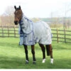 WeatherBeeta ComFiTec Airflow II Detach-A-Neck Rug - Grey / Blue -Equestrian Clothing Sales 2773 1.700x700
