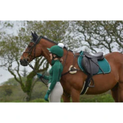 2022 Woof Wear GP Saddle Cloth WS0001 - British Racing Green Colour British Racing Green -Equestrian Clothing Sales 2847 DSC 01471.700x700