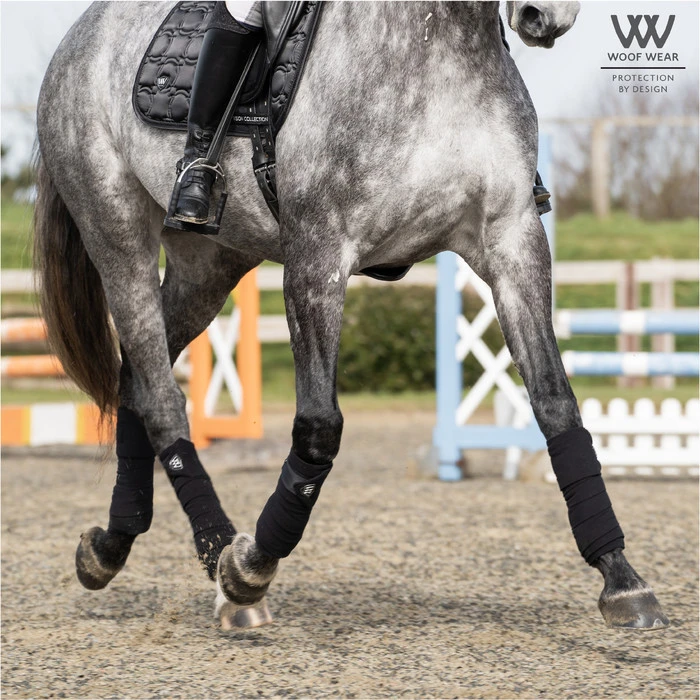 2022 Woof Wear Vision Polo Bandages WB0069 - Black Colour Black 4 2022 Woof Wear Vision Polo Bandages WB0069 - Black Colour Black - Image 2