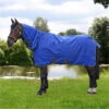 Hy Equestrian StormX Original 100g Combi Neck Turnout Rug - Blue -Equestrian Clothing Sales 3281 1.700x700