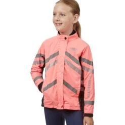 Weatherbeeta Childrens Reflective Lightweight Waterproof Jacket Hi Vis Yellow 1005267 Colour Yellow -Equestrian Clothing Sales 33baaace17f47485ac6512ec07c5240f.700x700