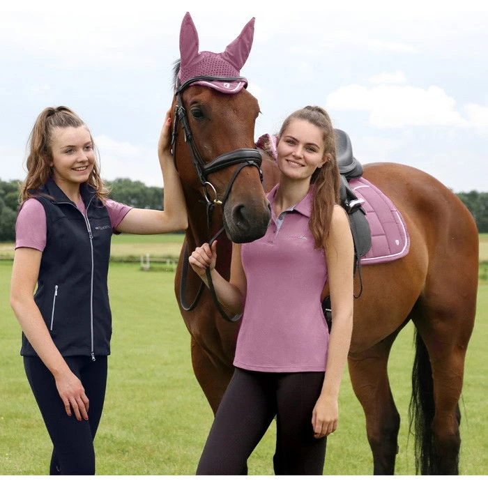 2022 Hy Equestrian Synergy Saddle Pad 34492 - Grape / Silver 4 2022 Hy Equestrian Synergy Saddle Pad 34492 - Grape / Silver - Image 2