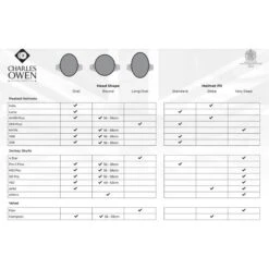 Charles Owen Luna Wide Peak Helmet & Headband LUNAWPBMBM - Black Matt 10 Charles Owen Luna Wide Peak Helmet & Headband LUNAWPBMBM - Black Matt -Equestrian Clothing Sales 3737 sizing20chart20CO.700x700