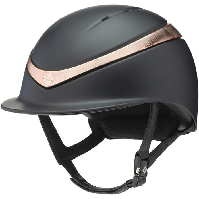 Charles Owen Halo Helmet & Free Headband HALOBRG - Black / Rose Gold 3 Charles Owen Halo Helmet & Free Headband HALOBRG - Black / Rose Gold