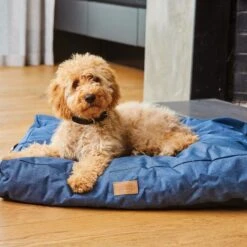 2022 Weatherbeeta Pillow Dog Bed 1001709003 - Denim