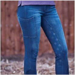2022 Dublin Womens Shona Full Grip Silicone Print Denim Breeches 1002015002 - Denim -Equestrian Clothing Sales 3928 202220Dublin20Womens20Shona20Full20Grip20Silicone20Print20Denim20Breeches20Denim203.700x700