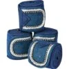 2022 Weatherbeeta Fleece Bling Bandage 4 Pack 1002758003 - Navy -Equestrian Clothing Sales 3938 1.700x700