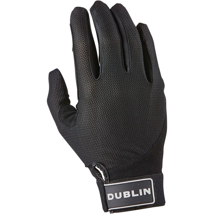 2022 Dublin Mesh Panel Riding Gloves 1007087002 - Black 3 2022 Dublin Mesh Panel Riding Gloves 1007087002 - Black