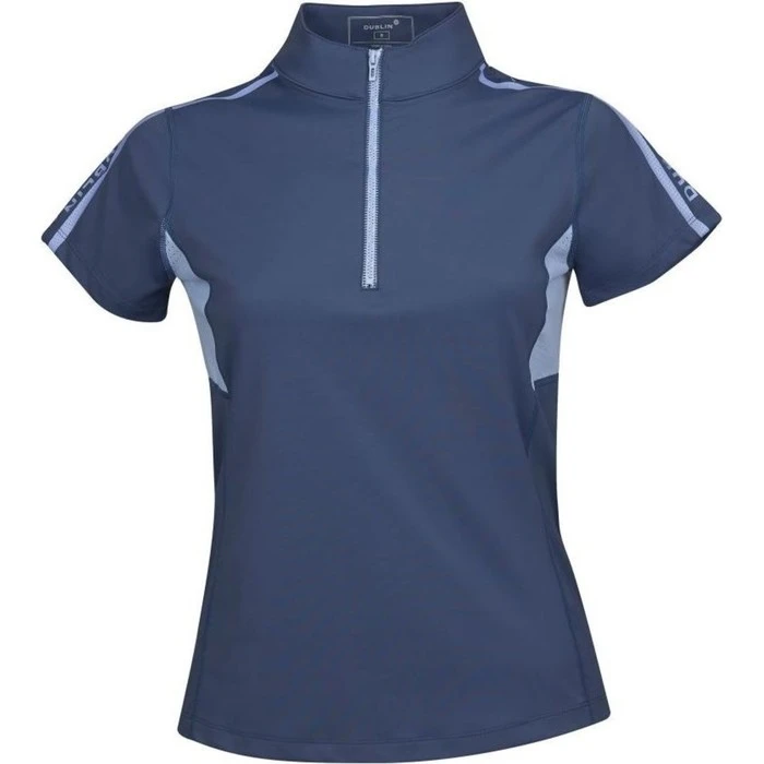 2022 Dublin Womens Blaze 1/4 Zip Short Sleeve Tech Training Top 1004076061 - Navy 10 2022 Dublin Womens Blaze 1/4 Zip Short Sleeve Tech Training Top 1004076061 - Navy - Image 8