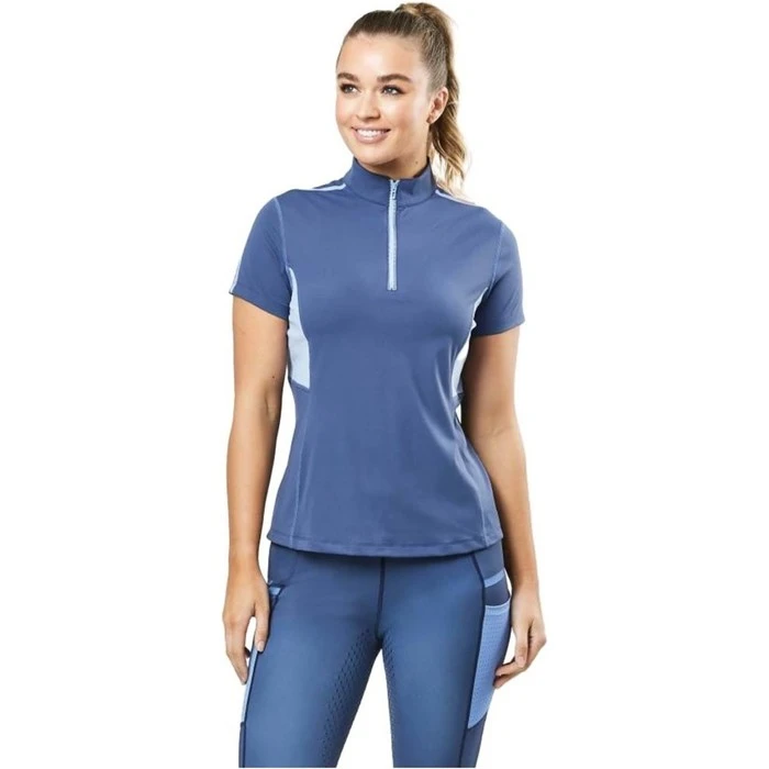 2022 Dublin Womens Blaze 1/4 Zip Short Sleeve Tech Training Top 1004076061 - Navy 3 2022 Dublin Womens Blaze 1/4 Zip Short Sleeve Tech Training Top 1004076061 - Navy