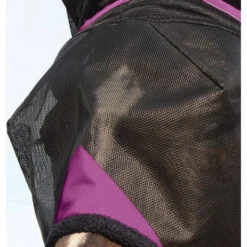 2022 Weatherbeeta Comfitec Deluxe Durable Mesh Mask With Ears And Tassels 1009572002 - Black / Purple -Equestrian Clothing Sales 3990 Durable20mesh.700x700