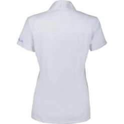 2022 Dublin Womens Andrea Short Sleeve Competition Printed Inner Collar Shirt 1004088023 - White / Lavender -Equestrian Clothing Sales 4019 a86445cc46d80c66fd6efa602803accc.700x700