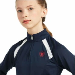 2022 Ariat Junior Team Sunstopper 2.0 1/4 Zip Baselayer 10039185 - Team -Equestrian Clothing Sales 4122 Ariat20Junior20Sunstopper20Zip20Baselayer201003918520 20Team204.700x700