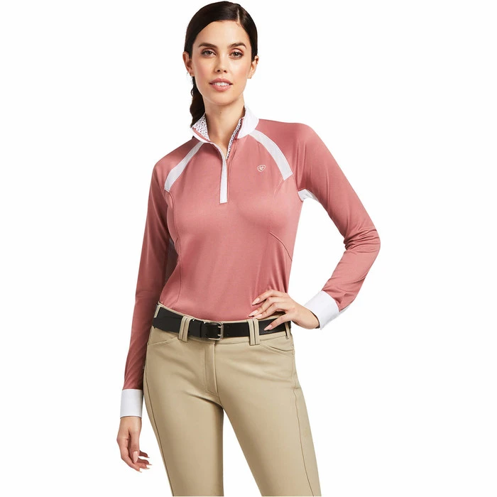 2022 Ariat Womens Sunstopper Pro 2.0 Show Shirt 10039346 - Antique Rubia / Jonathon 3 2022 Ariat Womens Sunstopper Pro 2.0 Show Shirt 10039346 - Antique Rubia / Jonathon