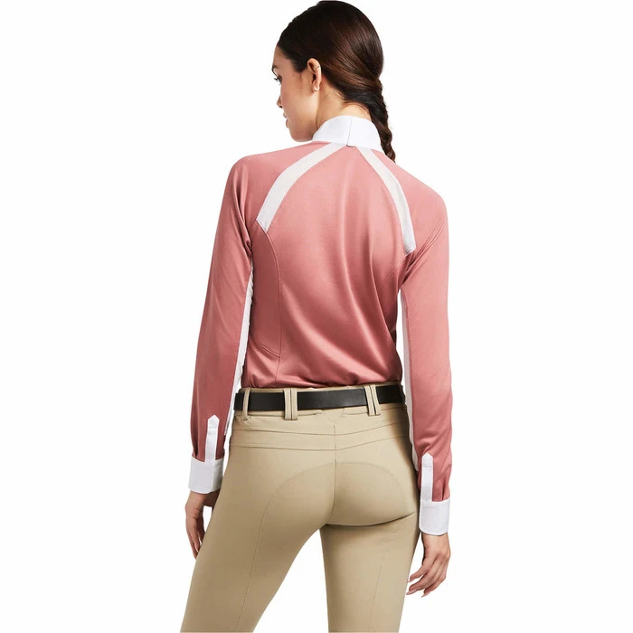 2022 Ariat Womens Sunstopper Pro 2.0 Show Shirt 10039346 - Antique Rubia / Jonathon 4 2022 Ariat Womens Sunstopper Pro 2.0 Show Shirt 10039346 - Antique Rubia / Jonathon - Image 2