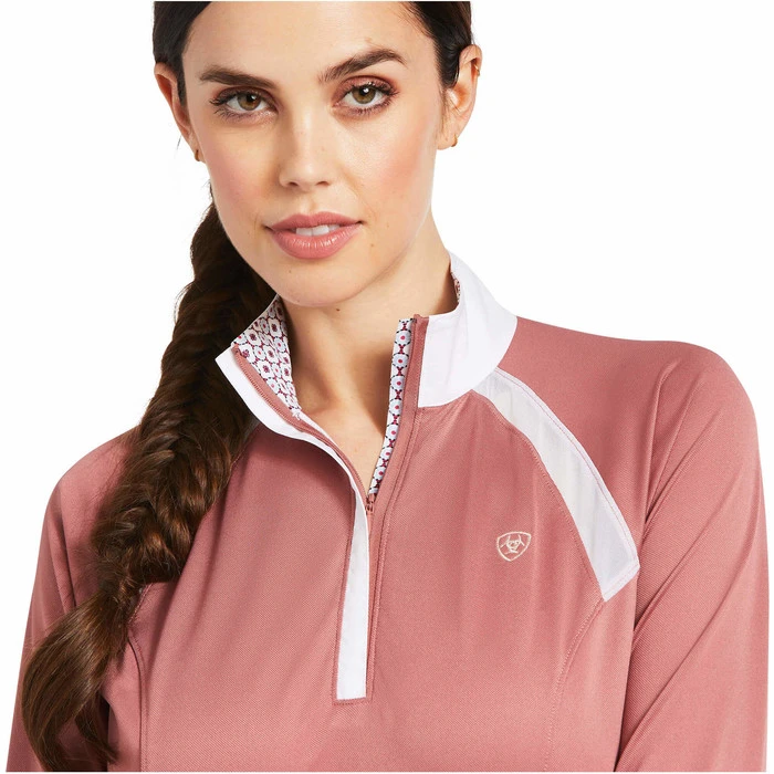 2022 Ariat Womens Sunstopper Pro 2.0 Show Shirt 10039346 - Antique Rubia / Jonathon 6 2022 Ariat Womens Sunstopper Pro 2.0 Show Shirt 10039346 - Antique Rubia / Jonathon - Image 4