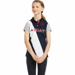 2022 Ariat Junior Taryn Short Sleeve Polo 10039376 - Team
