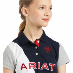 2022 Ariat Junior Taryn Short Sleeve Polo 10039376 - Team -Equestrian Clothing Sales 4145 4145 4.700x700