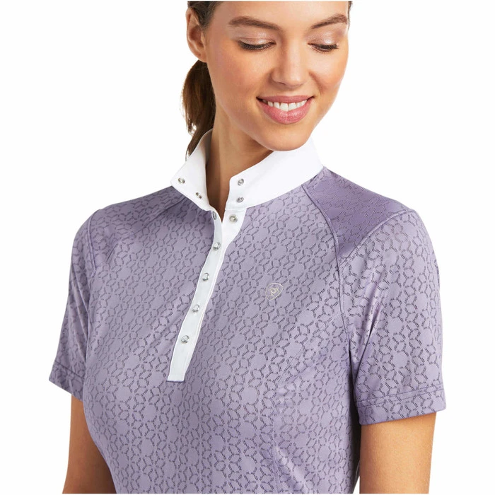 2022 Ariat Womens Showstopper 3.0 Show Shirt 10039446 - Dusk 6 2022 Ariat Womens Showstopper 3.0 Show Shirt 10039446 - Dusk - Image 4