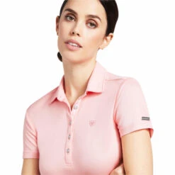 2022 Ariat Womens Talent Short Sleeve Polo Top 10039322 - Peach Blossom -Equestrian Clothing Sales 4251 202220Ariat20Womens20Talent20Short20Sleeve20Polo20Top201003932220 20Peach20Blossom 4.700x700