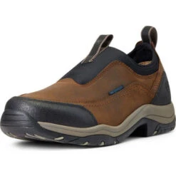 2022 Ariat Mens Terrain Ease H20 Boot 10040235 - Distressed Brown -Equestrian Clothing Sales 4274 10040235 3 4 front.700x700