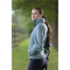 2022 HKM Womens Rainy Day Rain Jacket 12731 - Sage -Equestrian Clothing Sales 4307 12731 5412 2.700x700