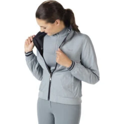 2022 HKM Womens Monaco Style Reversible Blouson 13135 - Dark Blue / Sage -Equestrian Clothing Sales 4310 HKM Womens Monaco Style Reversible Blouson 13135 Dark Blue 5.700x700
