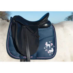 2022 HKM Pony Dream Saddle Cloth 13289 - Deep Blue -Equestrian Clothing Sales 4322 13289 6900 1.700x700