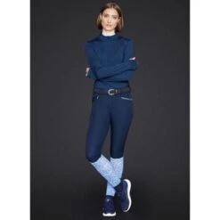 2022 Mountain Horse Womens Nico Tech Top 4486040003 - Navy -Equestrian Clothing Sales 4336 nico 2.700x700