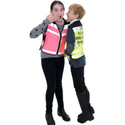 2022 Equisafety Child Hi-Vis Waistcoat CHPPWS - Pink -Equestrian Clothing Sales 4496 WAISTCOATS20FRONT 2.700x700