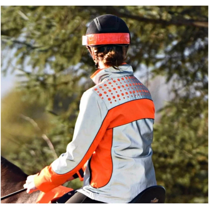 2022 Equisafety Reflective Hi-Vis Riding Hat Band HBRO 4 2022 Equisafety Reflective Hi-Vis Riding Hat Band HBRO - Image 2
