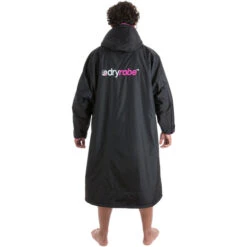 2021 Dryrobe Advance Long Sleeve Premium Outdoor Change Robe LSDABB - Black / Pink Colour Black/Pink -Equestrian Clothing Sales 4521 4.700x700