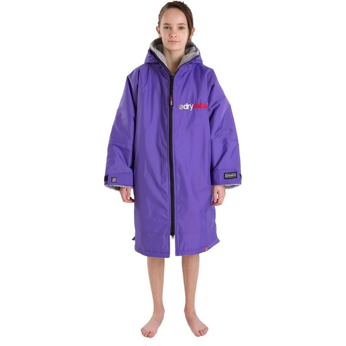 2021 Dryrobe Advance Long Sleeve Premium Outdoor Change Robe LSDABB - Purple / Grey Colour Grey/Purple 6 2021 Dryrobe Advance Long Sleeve Premium Outdoor Change Robe LSDABB - Purple / Grey Colour Grey/Purple - Image 4