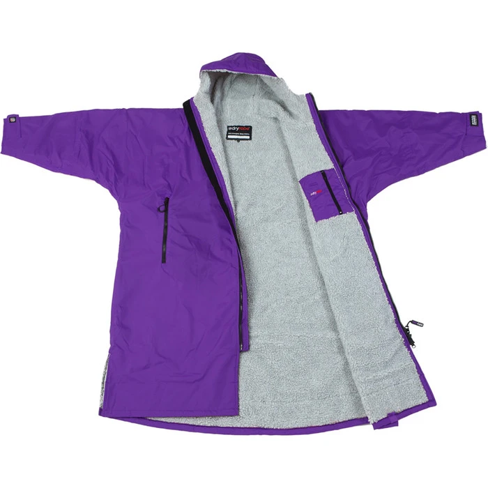2021 Dryrobe Advance Long Sleeve Premium Outdoor Change Robe LSDABB - Purple / Grey Colour Grey/Purple 3 2021 Dryrobe Advance Long Sleeve Premium Outdoor Change Robe LSDABB - Purple / Grey Colour Grey/Purple