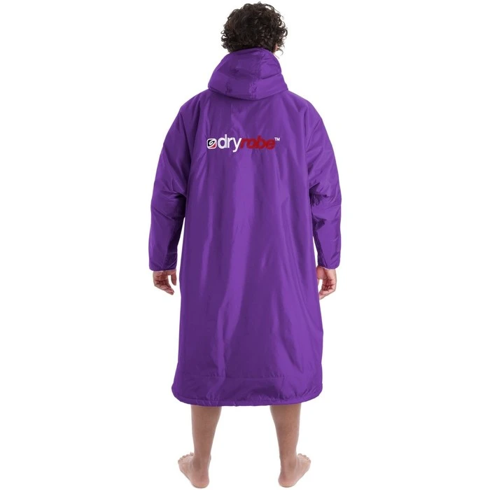 2021 Dryrobe Advance Long Sleeve Premium Outdoor Change Robe LSDABB - Purple / Grey Colour Grey/Purple 5 2021 Dryrobe Advance Long Sleeve Premium Outdoor Change Robe LSDABB - Purple / Grey Colour Grey/Purple - Image 3