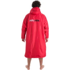 2021 Dryrobe Advance Long Sleeve Premium Outdoor Change Robe LSDABB - Red / Grey Colour Red/Grey -Equestrian Clothing Sales 4556 12.700x700